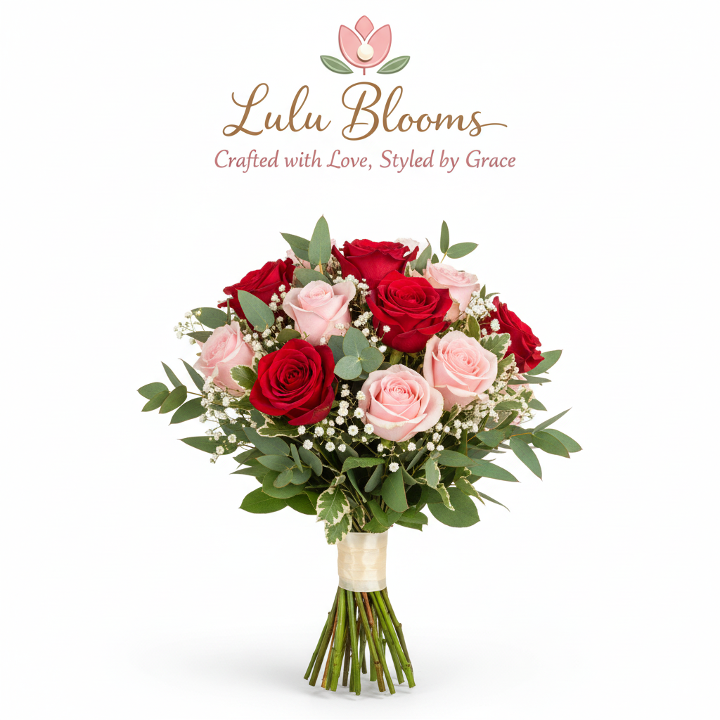 Sweet Bouquets - Lulu Blooms red and pink rose arrangement